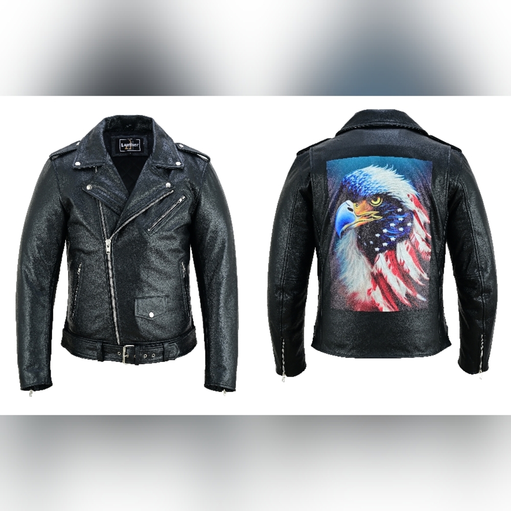 Men's Classic Black Leather Jacket